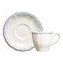 Gien Fayencerie Filets Bleus Soucoupe à café/thé 15,3 cm